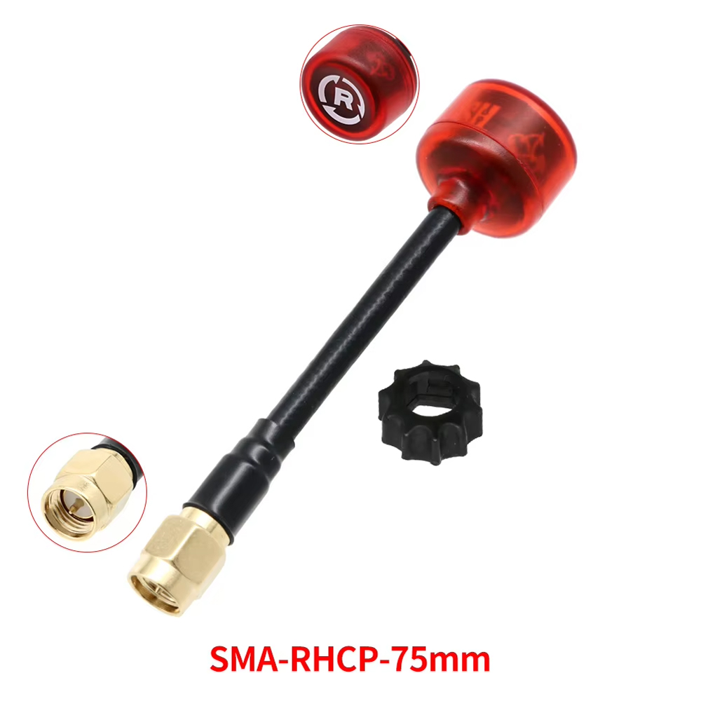RUSH Cherry FPV 5.8G Antenna L - đánh giá và giá Drone Racing Goggles