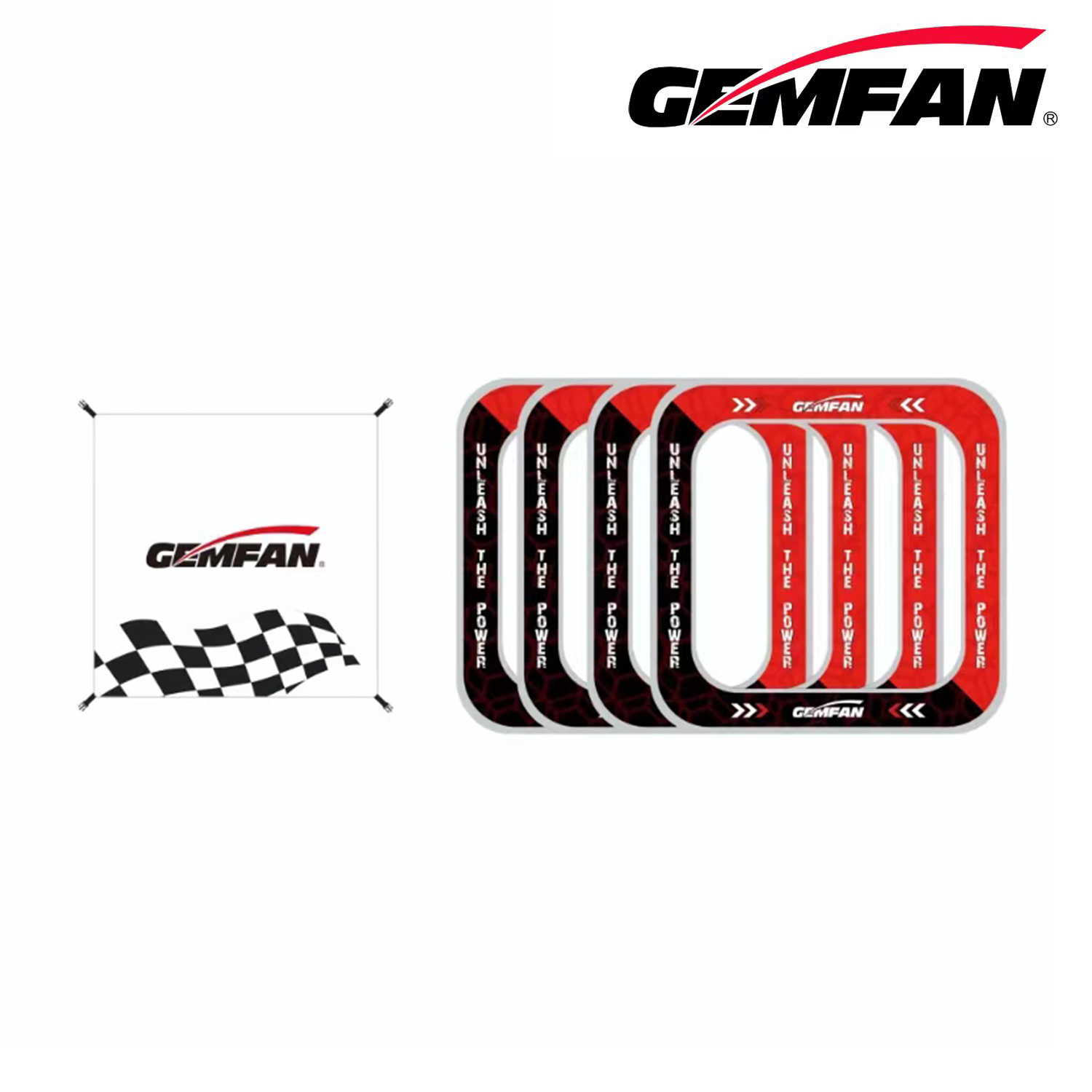 GEMFAN 80*80CM FPV Race Cube G - đánh giá và giá Drone Racing Flag