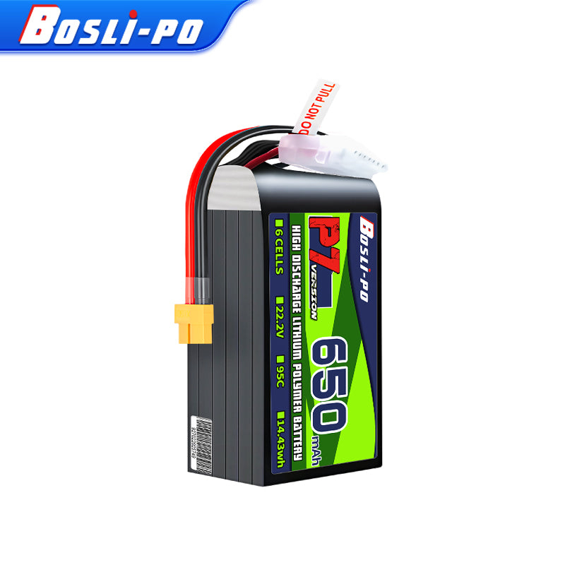 Boslipo P7 Version 650mAh 95C  - đánh giá và giá Drone Racing Battery
